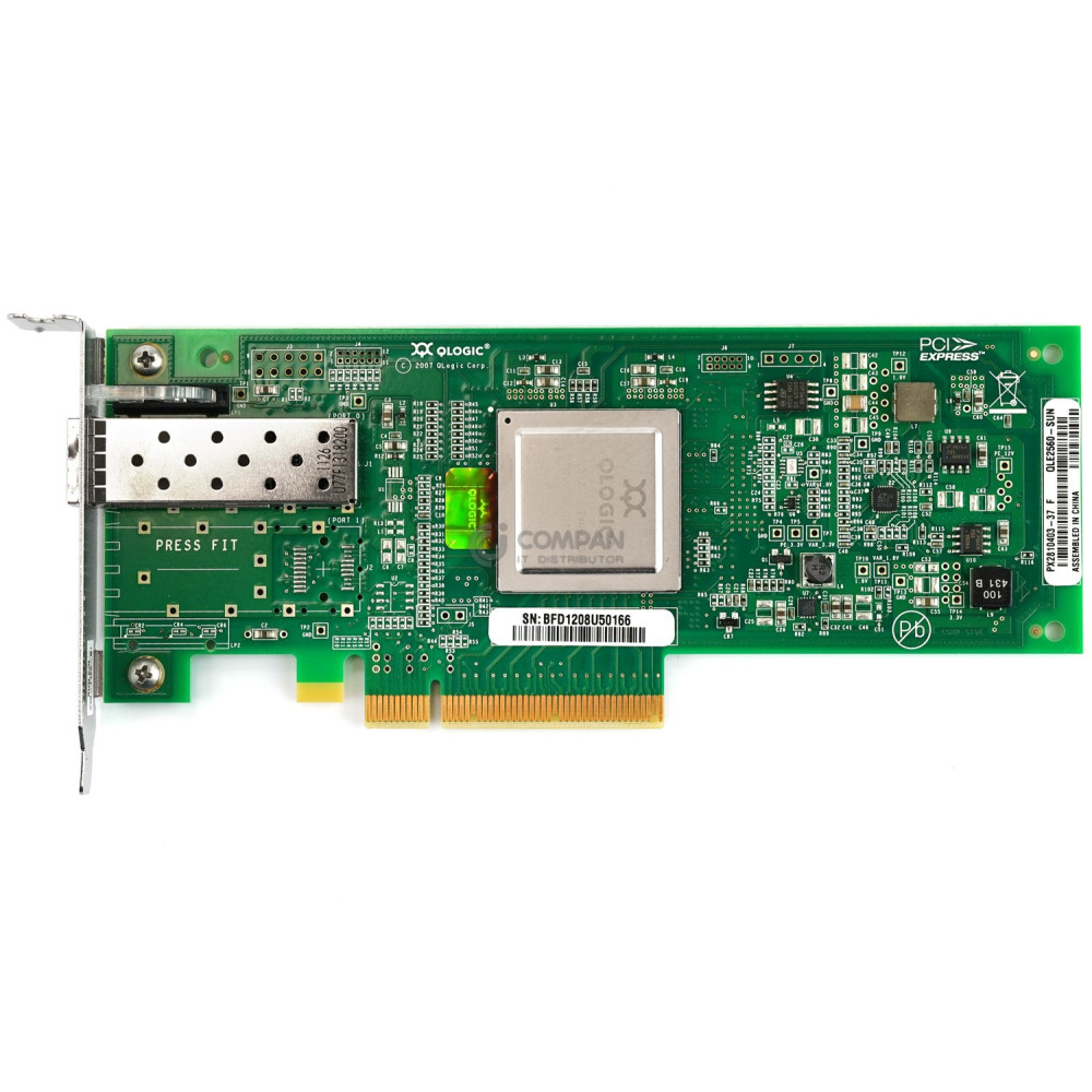 371-4324-02 LP NEW SUN QLE2560 8GB FC SINGLE PORT PCI-E ADAPTER LOW PROFILE